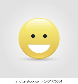 Set of smile icons. emoji. emoticons