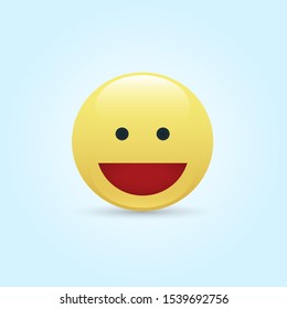 Set of smile icons. emoji. emoticons
