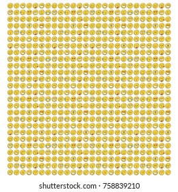 Set of smile icons. emoji. emoticons