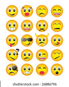 Set of smiles