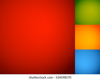 Set of smooth colorful backdrops / backgrounds with mixed gradients (No gradient meshes)