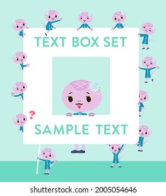 A set of Snake girl with a message board.It's vector art so it's easy to edit.