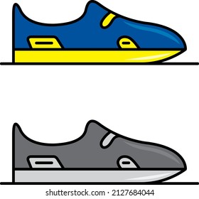a set of sneakers icons