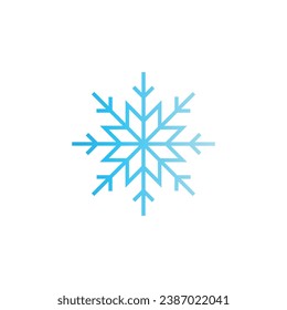 set of snowflake isolated on white background. snowflake, snowflakes, snow, snowy, snowfall, winter, ice, cold, freeze, weather, frost, frozen, blue, white, sticker, clipart, vector illustration