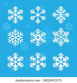 Vector de diseño de flancos de nieve