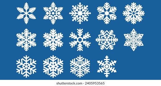 Set of snowflakes for cutting. Custom large snowflakes, for paper cutting.