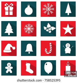 Set. Snowflakes. Icon. For your design. New Year's and Christmas.