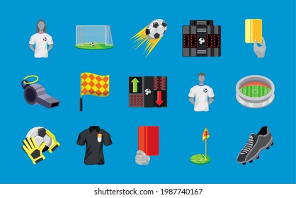 set of soccer ball goal jersey