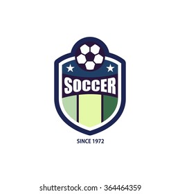 Football Soccer Logo Stock Vector (Royalty Free) 1116808349