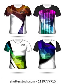 Set of soccer or football jersey template t-shirt style, Design your football club vector illustration