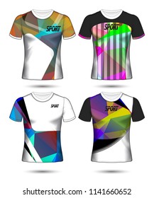 Set of soccer or football jersey template t-shirt style, Design your football club vector illustration