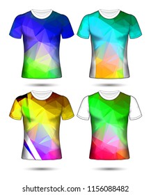 Set of soccer or football jersey template t-shirt style, Design your football club vector illustration