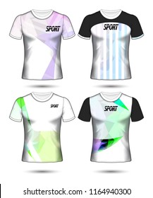 Set of soccer or football jersey template t-shirt style, Design your football club vector illustration