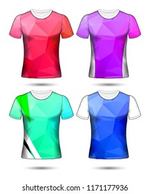 Set of soccer or football jersey template t-shirt style, Design your football club vector illustration