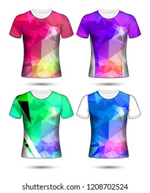 Set of soccer or football jersey template t-shirt style, Design your football club vector illustration