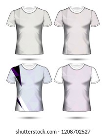 Set of soccer or football jersey template t-shirt style, Design your football club vector illustration