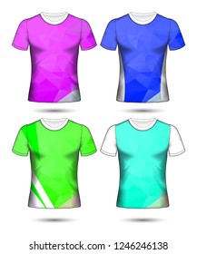 Set of soccer or football jersey template t-shirt style, Design your football club vector illustration
