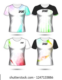 Set of soccer or football jersey template t-shirt style, Design your football club vector illustration