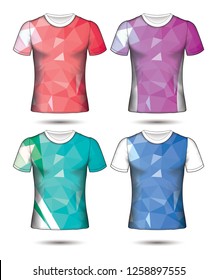 Set of soccer or football jersey template t-shirt style, Design your football club vector illustration

