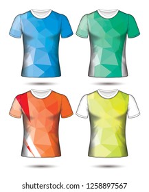Set of soccer or football jersey template t-shirt style, Design your football club vector illustration
