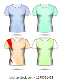 Set of soccer or football jersey template t-shirt style, Design your football club vector illustration
