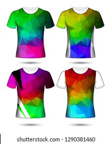 Set of soccer or football jersey template t-shirt style, Design your football club vector illustration
