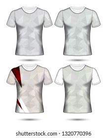 Set of soccer or football jersey template t-shirt style, Design your football club vector illustration