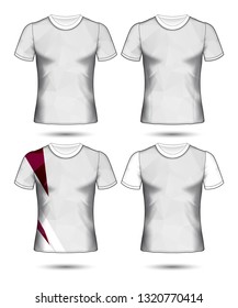 Set of soccer or football jersey template t-shirt style, Design your football club vector illustration