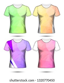 Set of soccer or football jersey template t-shirt style, Design your football club vector illustration