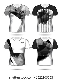 Set of soccer or football jersey template t-shirt style, Design your football club vector illustration