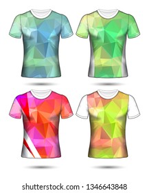 Set of soccer or football jersey template t-shirt style, Design your football club vector illustration