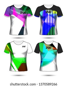 Set of soccer or football jersey template t-shirt style, Design your football club vector illustration