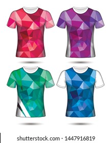 Set of soccer or football jersey template t-shirt style, Design your football club vector illustration