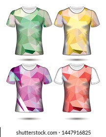 Set of soccer or football jersey template t-shirt style, Design your football club vector illustration