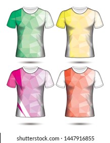 Set of soccer or football jersey template t-shirt style, Design your football club vector illustration