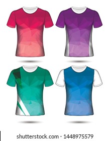 Set of soccer or football jersey template t-shirt style, Design your football club vector illustration