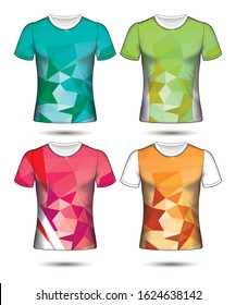 Set of soccer or football jersey template t-shirt style, Design your football club vector illustration