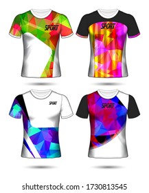 Set of soccer or football jersey template t-shirt style, Design your football club vector illustration