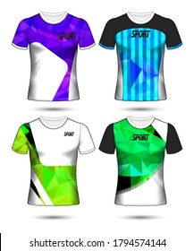 Set of soccer or football jersey template t-shirt style, Design your football club vector illustration