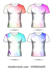 Set of soccer or football jersey template t-shirt style, Design your football club vector illustration