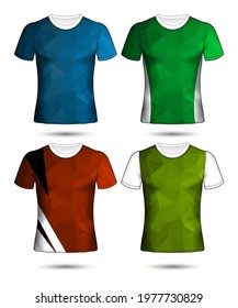 Set of soccer or football jersey template t-shirt style, Design your football club vector illustration