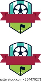 eine Reihe von Fußballsymbolen