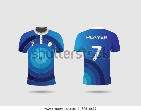 Download Set Soccer Kit Football Jersey Template Stock Vector Royalty Free 1432616639