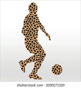 set of soccer player silhouette pattern, line isolated or logo isolated sign symbol vector, outline and stroke style Collection of high-quality vector illustration, 