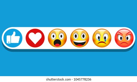 Set social icons. Vector Illustration