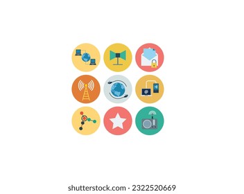  Set of Social media icon: , Instagram, Snapchat, Twitter, You tube, Whats app, Telegram, link edin, dribbbl .Icon set of popular social applications with rounded corners.