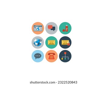  Set of Social media icon: , Instagram, Snapchat, Twitter, You tube, Whats app, Telegram, link edin, dribbbl .Icon set of popular social applications with rounded corners.