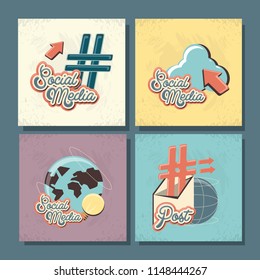 set social media icons