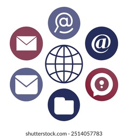 Set of Social Media icons