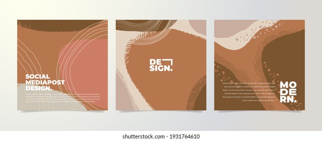 conjunto de plantillas de diseño de publicaciones en medios sociales